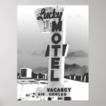 Reno Nevada Lucky Motel Poster