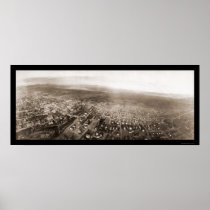 Reno NV Aerial View Photo 1908 Print