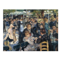 Renoir: Bal du Moulin de la Galette postcard
