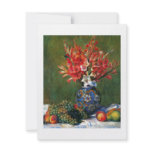 Renoir still life Flowers and Fruit art painting Custom Announcements