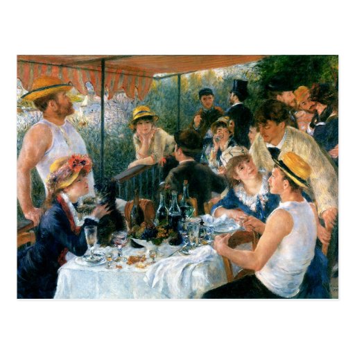 Renoir's Luncheon of the Boating Party (1881) Post Cards