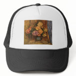 Renoir's Roses in Front of a Blue Curtain (1908) hats