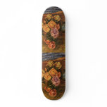 Renoir's Roses in Front of a Blue Curtain (1908) skateboards
