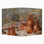 Renoir's Still Life with Onions (1881) 3 Ring Binders