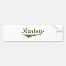 Renton  Revolution t shirts Bumper Stickers