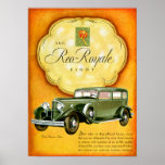 Reo Royale Eight ~ Vintage Automobile Ad Print