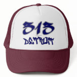 Rep Detroit (313) hats