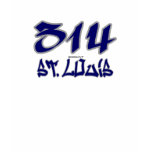 Rep St. Louis (314) t-shirts