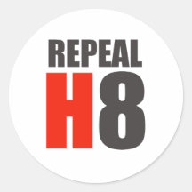 REPEAL H8 STICKER