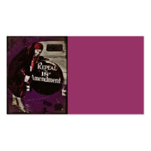 Repeal Prohibition Business Card