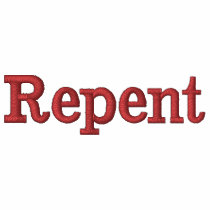 Repent Embroidered Shirt