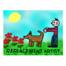 Replacement Artist Postcards