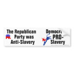 Replublicans Anti-Slavery bumper stickers