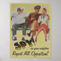 Report All Opposition Political Satire posters