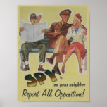 Report All Opposition Political Satire posters