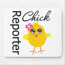 Reporter Chick Mousepads