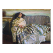 Repose by John Singer Sargent Announcement