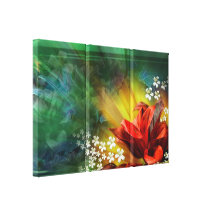 Reproduction from Original Acrylic Painting by BoZ Stretched Canvas Prints