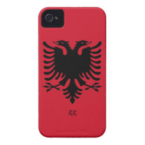 Republic of Albania Flag Eagle iPhone 4/4S Case Iphone 4 Cover