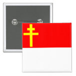 Republic Of Alsace Lorraine, France flag Pin
