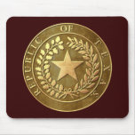Republic of Texas Seal Mouse Mats