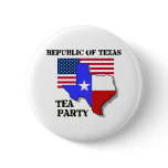 Republic of Texas Tea Party Pinback Button