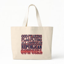 Republican Cowgirl Tote Bags