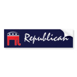 Republican elephant bumper stickers