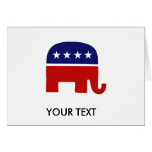 Republican Elephant / GOP Elephant Greeting Cards