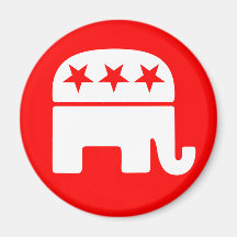 Republican Elephant Magnet