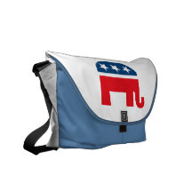 Republican Elephant Messenger Bag
