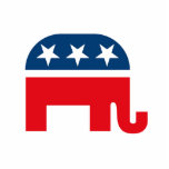 Republican Elephant photo sculptures