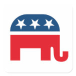 Republican Elephant stickers