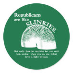 Republican Falling Down the Stairs stickers