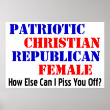 Republican Female! Print
