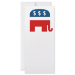 Republican Greed Rack Card Design