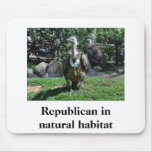 Republican in natural habitat mousepad