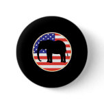 republican symbol elephant design buttons