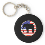 republican symbol elephant design keychains