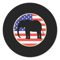 republican symbol elephant design stickers