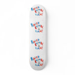 Republican voter rabid supporter fun word art skateboards