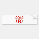 Republican Win in 2012 Bumper Sticker
