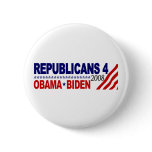 Republicans 4 Obama Biden Pin