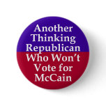 Republicans Against McCain Button