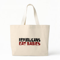 Republicans Eat Babies Canvas Bag