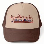 Republicans for Obama Biden hats