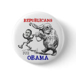 Republicans For Obama Button