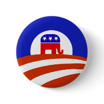 Republicans for Obama Pin