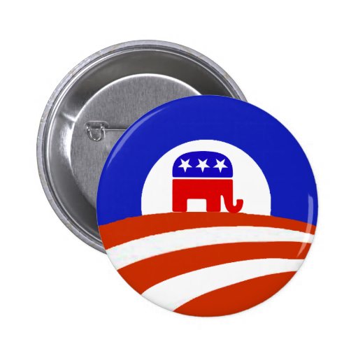 Republicans for Obama Pin