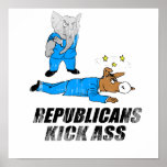 Republicans kick ass Faded.png Posters
